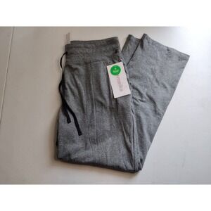 Marika Womens Gray Activewear Bootcut Yoga Pants with‎ Drawstring - Size L